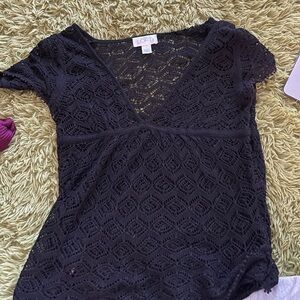 Going out v neck black top #bikinicoverup #blacktop